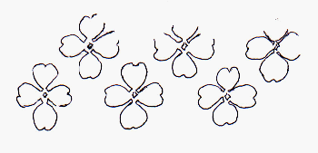 quatrefoil rosettes